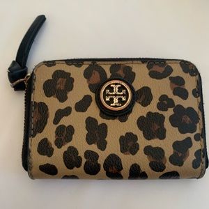 Tory Burch Leopard Coin Purse